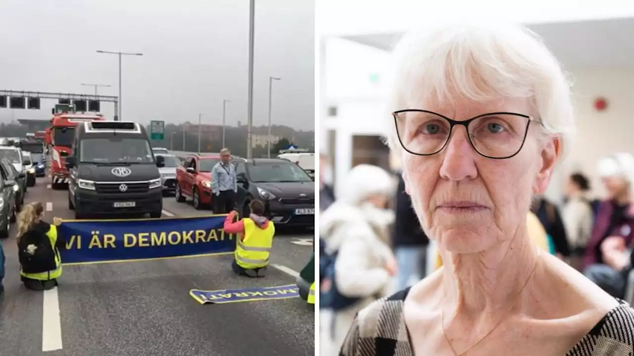 Birgitta, 70, åker till Stockholm igen – för demonstration