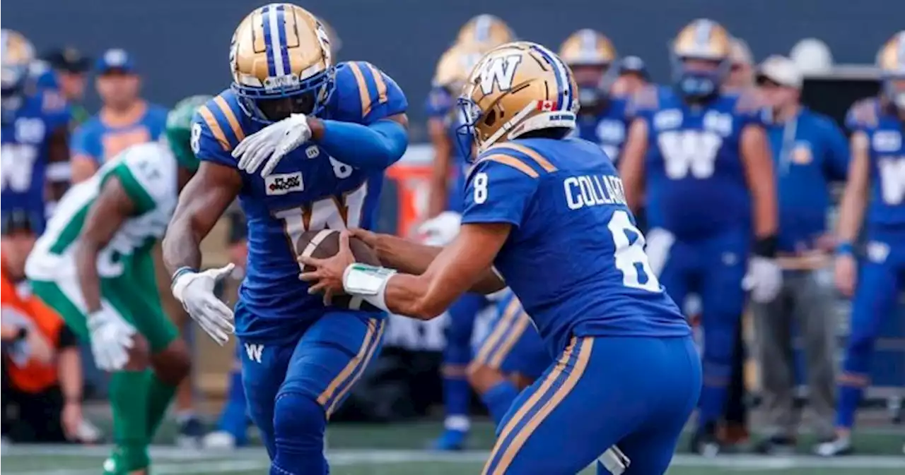 Collaros, Oliveira and Bombers offensive line secure top honour roll grades