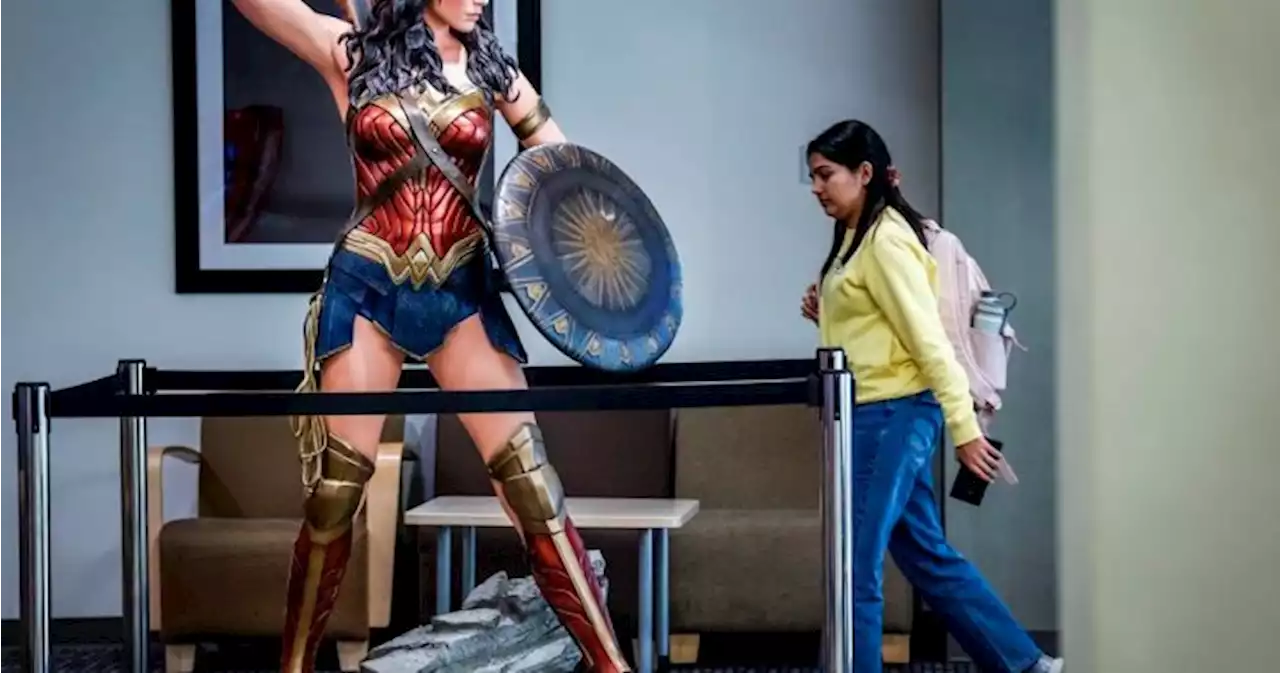 Wonder Woman statue unveiled at Calgary’s Bow Valley College