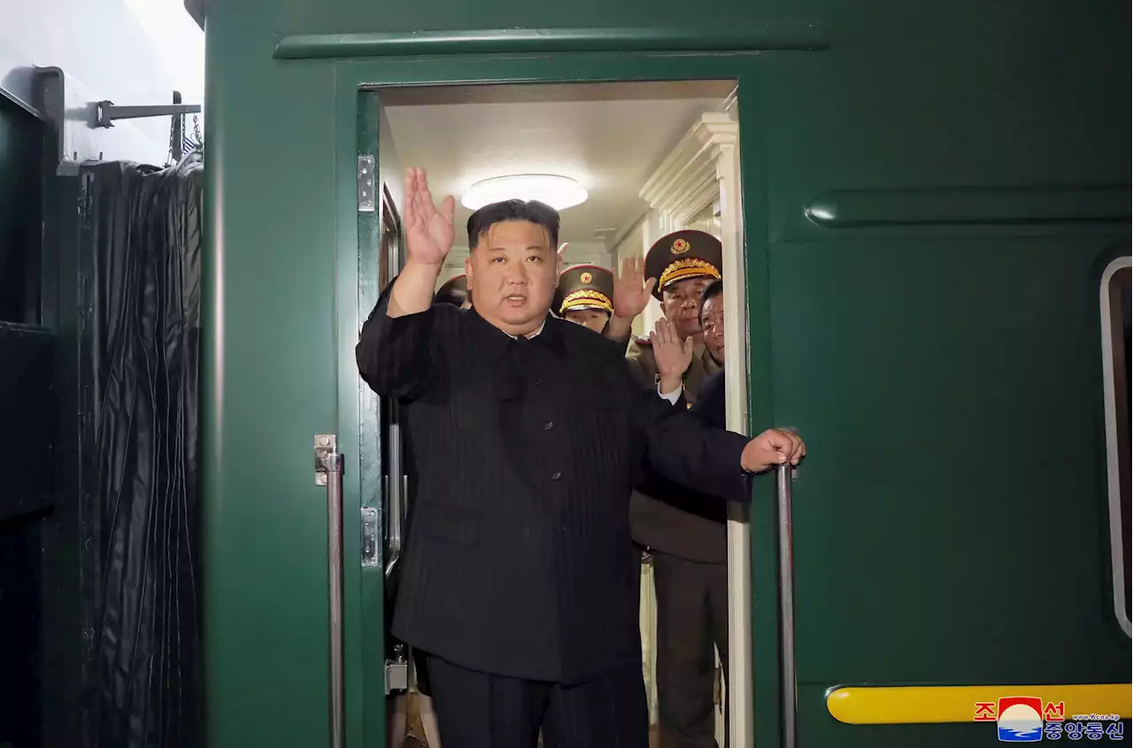 North Korean Leader Kim Jong Un Arrives In Russia Before An Expected Meeting With Putin