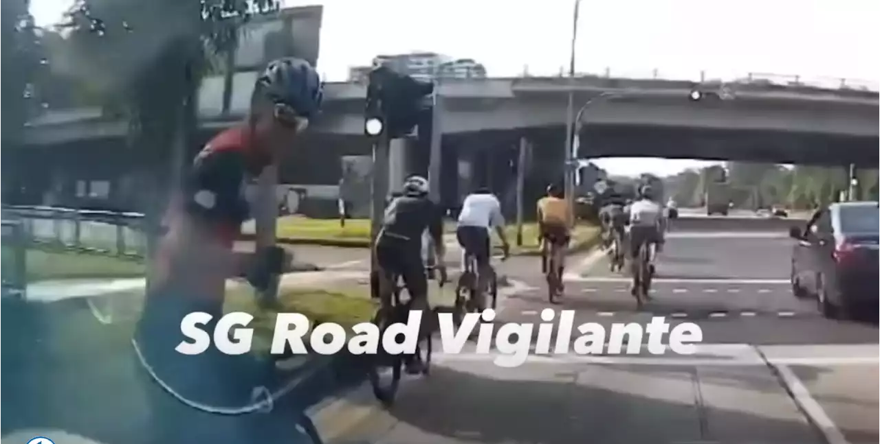 Cyclist pounds car bonnet twice after driver honked at him on Sungei Tengah Road