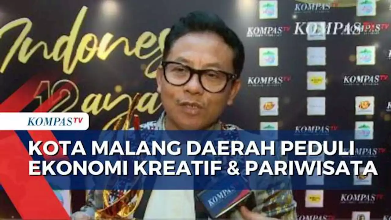 Kota Malang Terima Apresiasi Daerah Peduli Inovasi Kreatif dan Pariwisata dari Kompastv