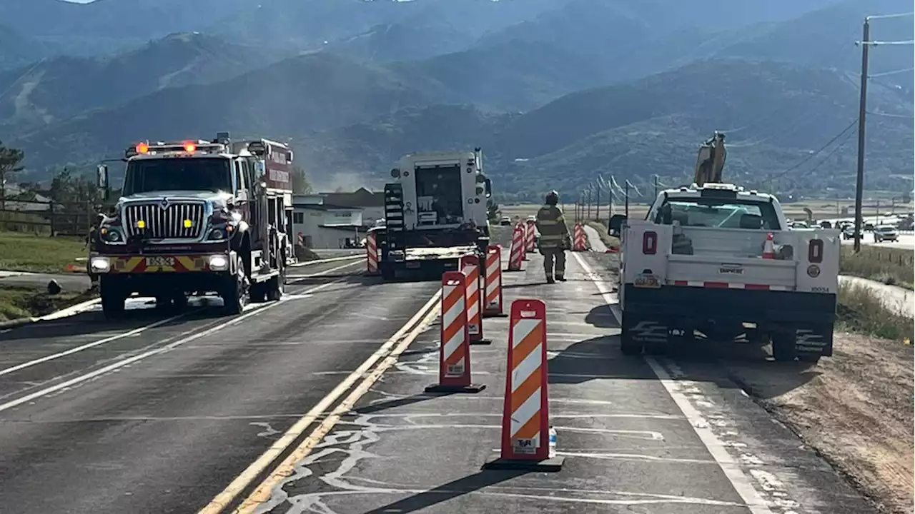 Summit County homes evacuated after construction crew strikes gas line