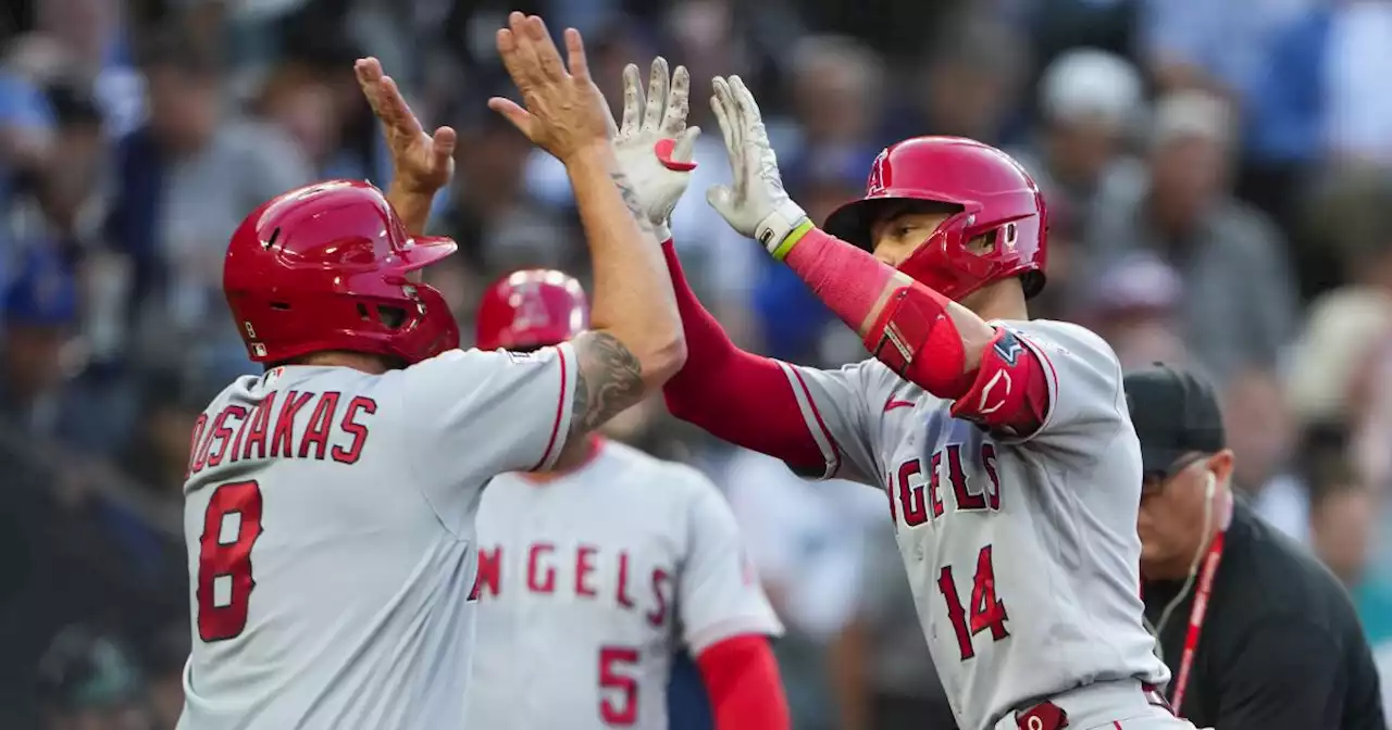 Randal Grichuk helps power Angels to victory over Mariners in 11 innings