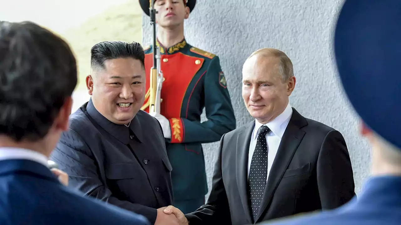 Kim Jong Un arrives in Russia before expected meeting with Vladimir Putin