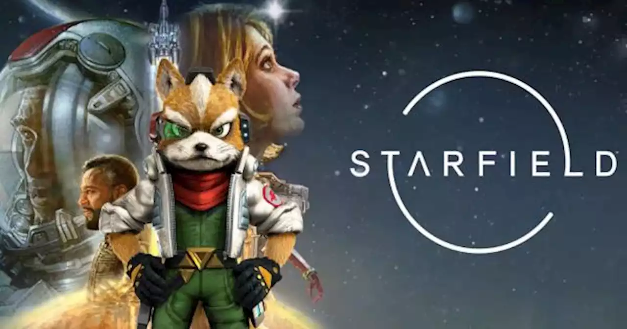 La cuenta oficial de Starfield muestra una nave inspirada en el Arwing de Star Fox