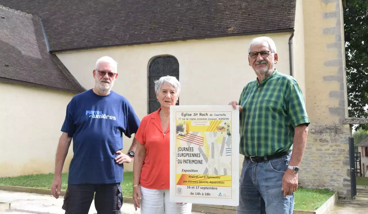 Une exposition d'aquarelles à l’église Saint Roch, à Alençon