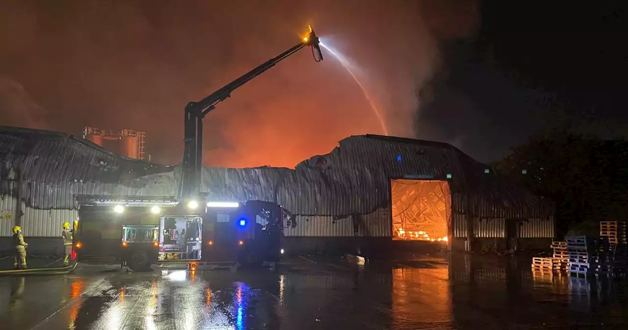 Blackburn vape factory fire investigation to begin as roads remain shut