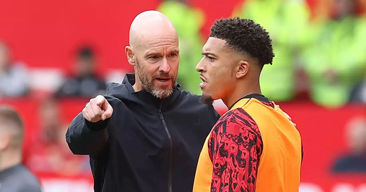 Erik ten Hag and Sancho 'showdown talks' at Man Utd might spring a surprise