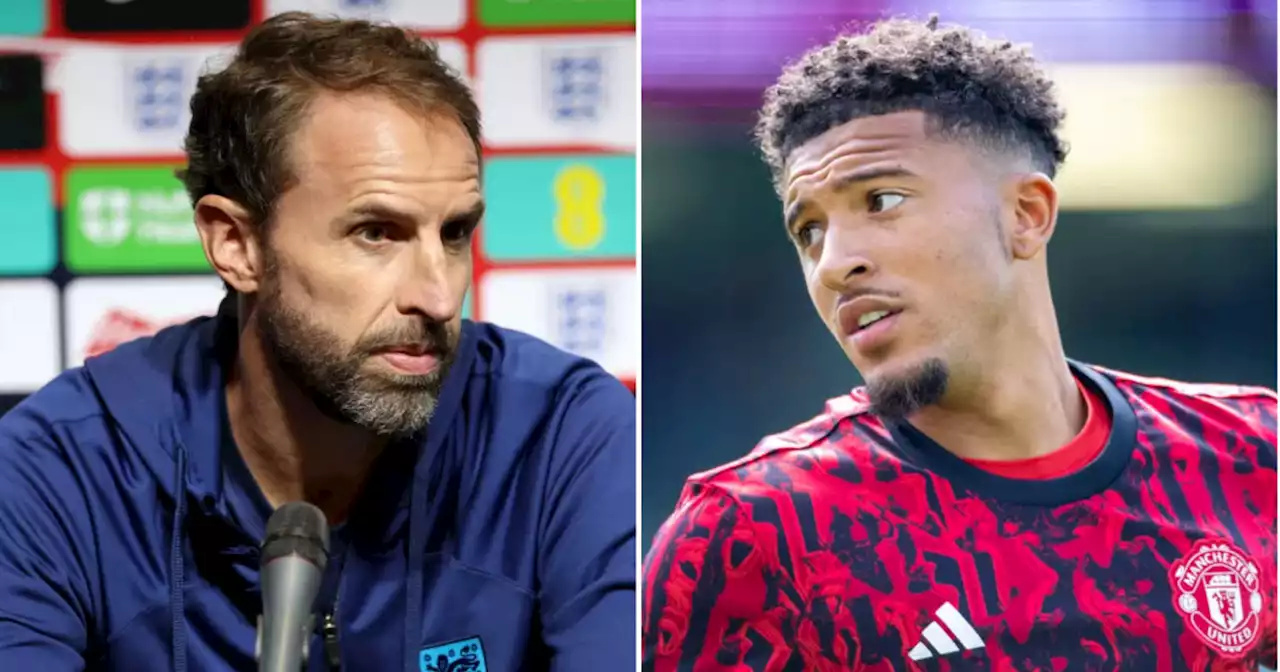 Gareth Southgate sends message to Jadon Sancho amid Man Utd fall out