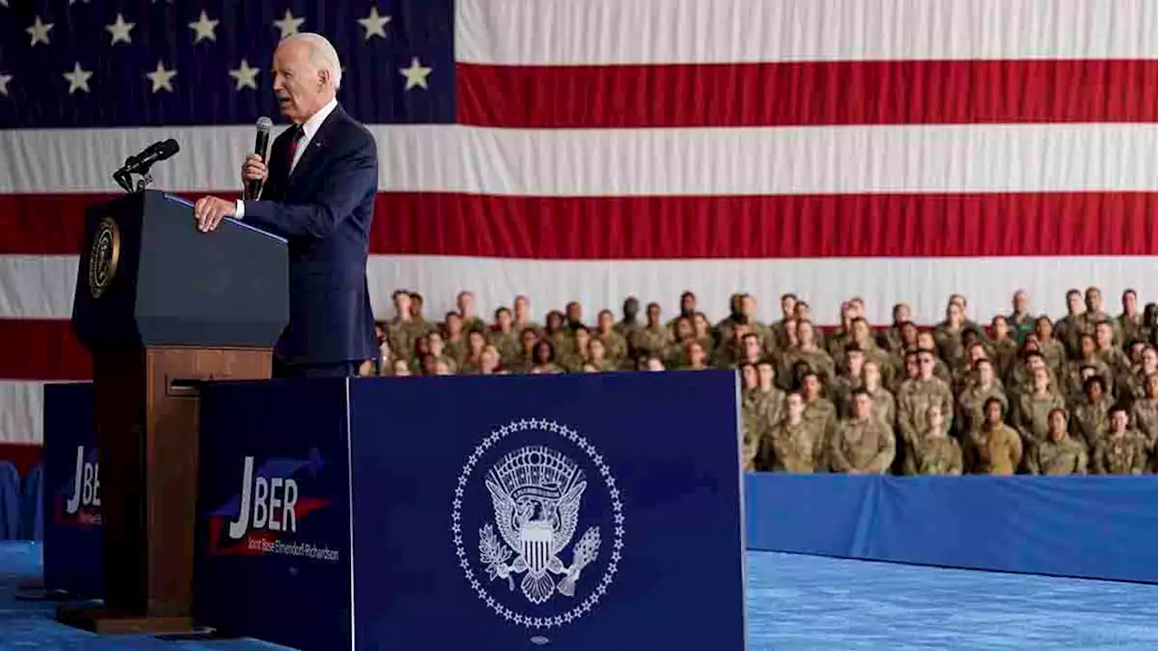 Biden calls for national unity as he marks 9/11 anniversary with US troops in Alaska