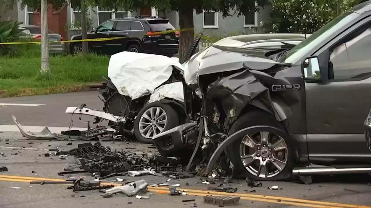 Hit-and-run suspect involved in four-vehicle crash in Baldwin Hills: LAPD