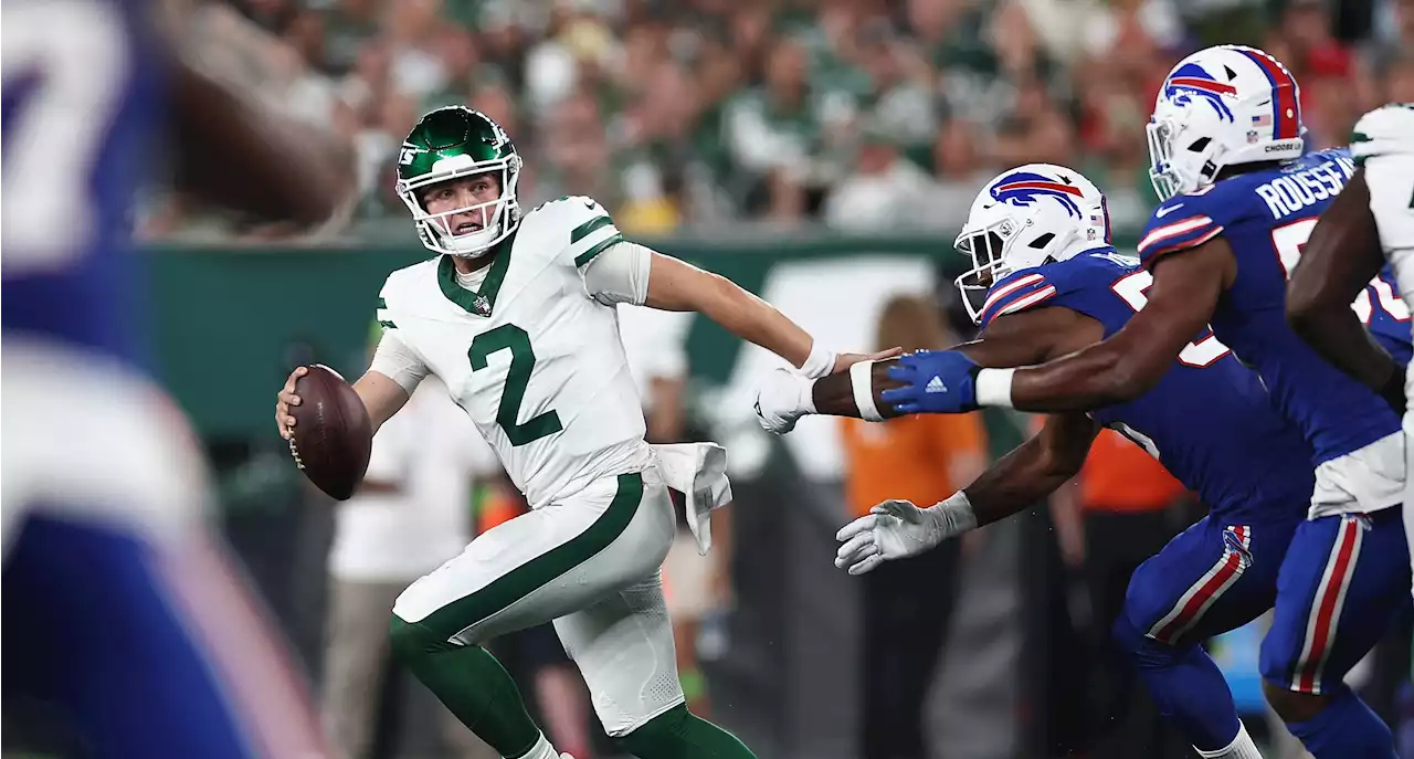 Zach Wilson guides Jets to emotional win vs. Bills after Aaron Rodgers' injury