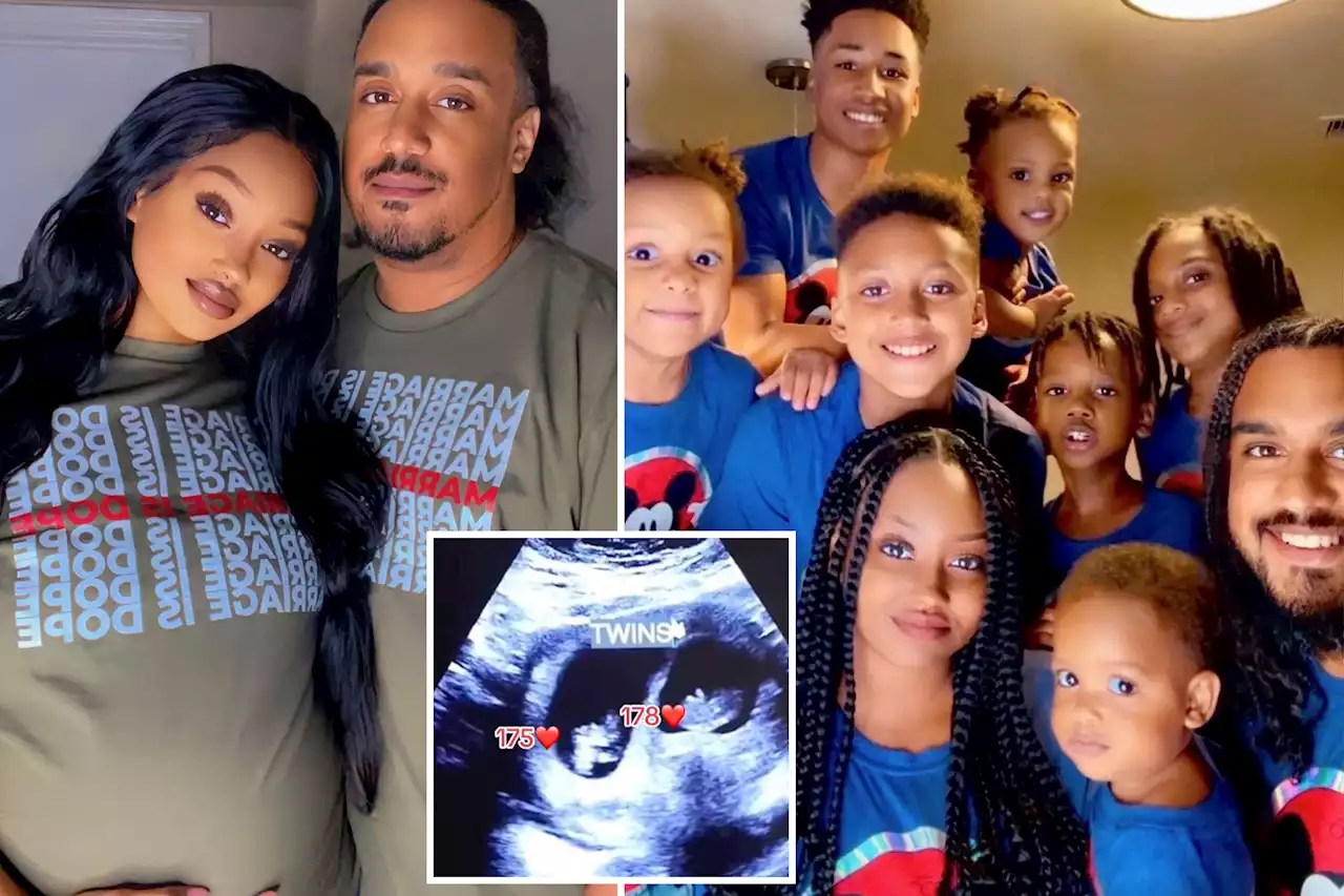 I’m a mom of 9 boys and have twins on the way — I won’t stop until I have a girl