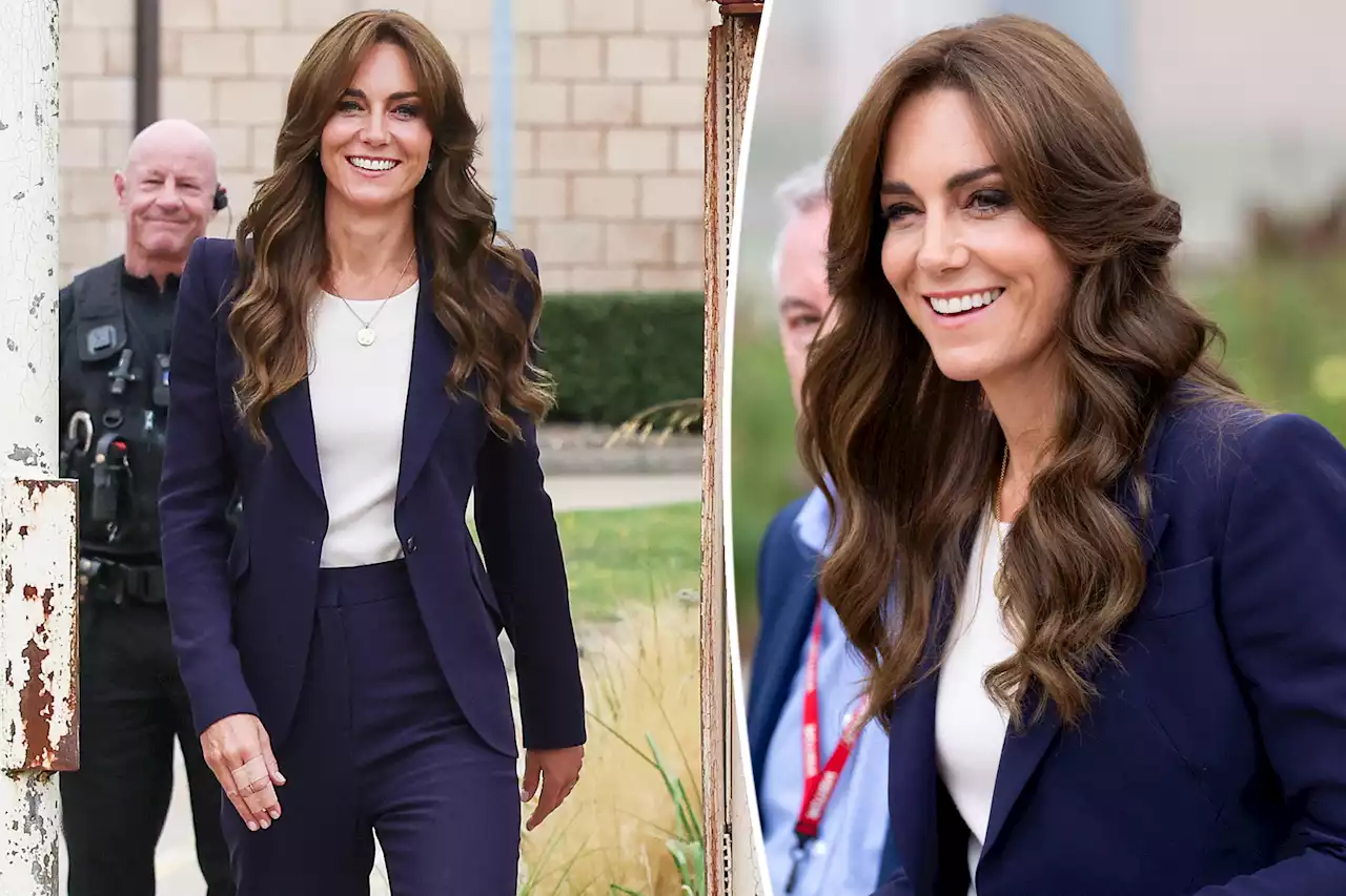 Kate Middleton switches up her hairstyle for fall with curtain bangs