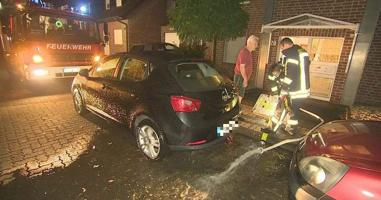 Unwetter zieht über den Kreis Kleve: Gewitter mit Starkregen – Feuerwehr Kevelaer pumpt Keller leer