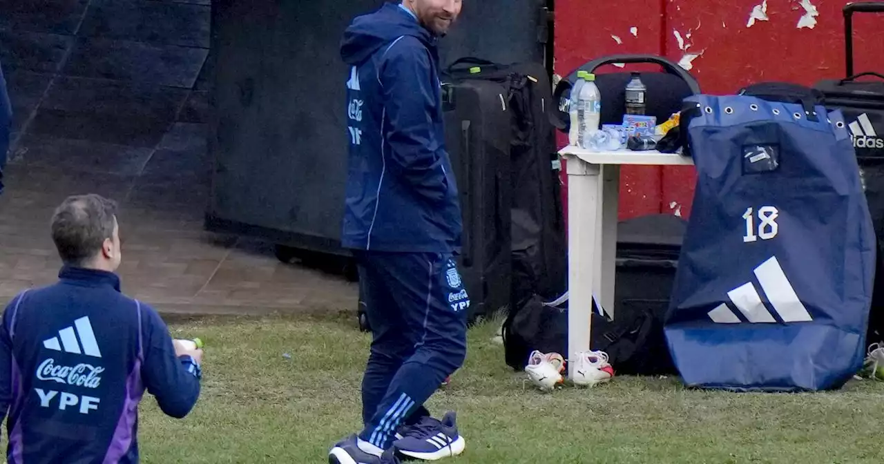 Messi se pierde último entrenamiento de Argentina previo a juego clasificatorio en Bolivia