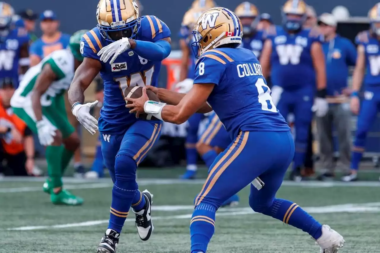 Collaros, Oliveira and Bombers offensive line secure top honour roll grades