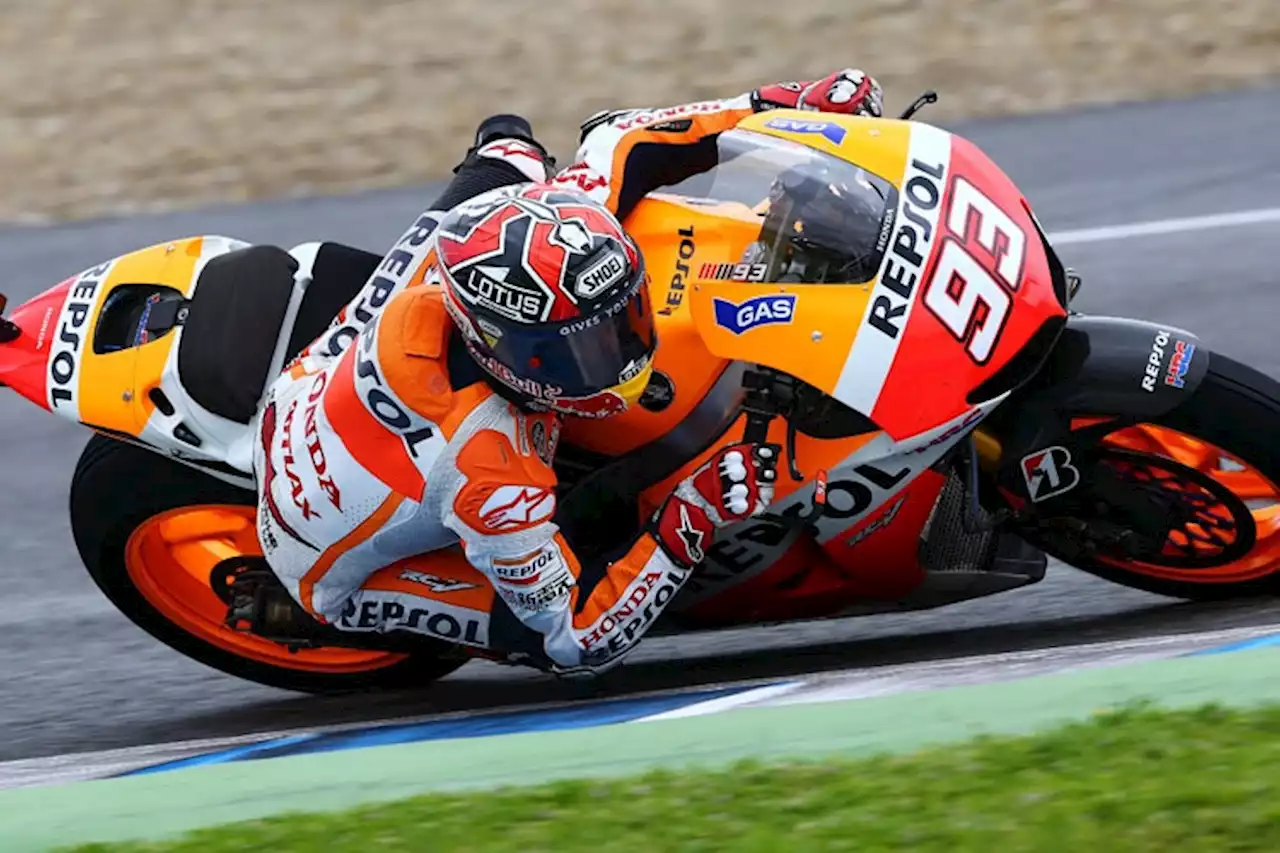 Jerez-Test: Marc Márquez auch im Regen stark