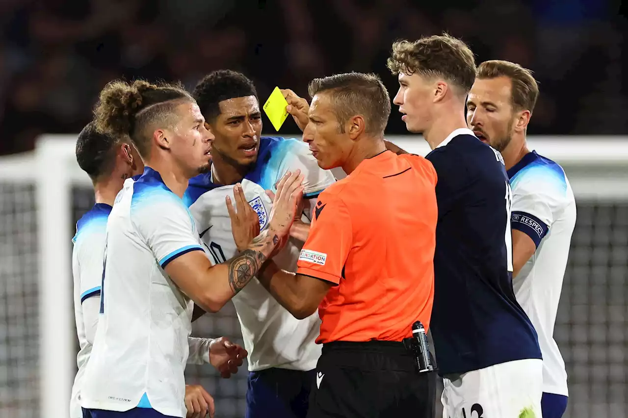 Stuart Pearce explains why he's worried about Jude Bellingham after yellow card in scuffle