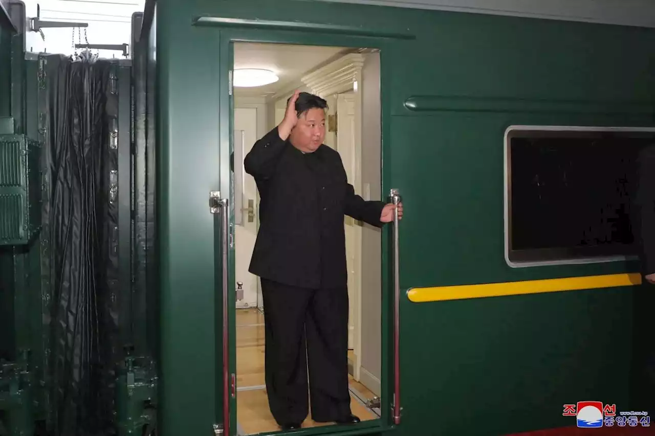 Train carrying North Korea's Kim entered Russia, Ria Novosti agency confirms