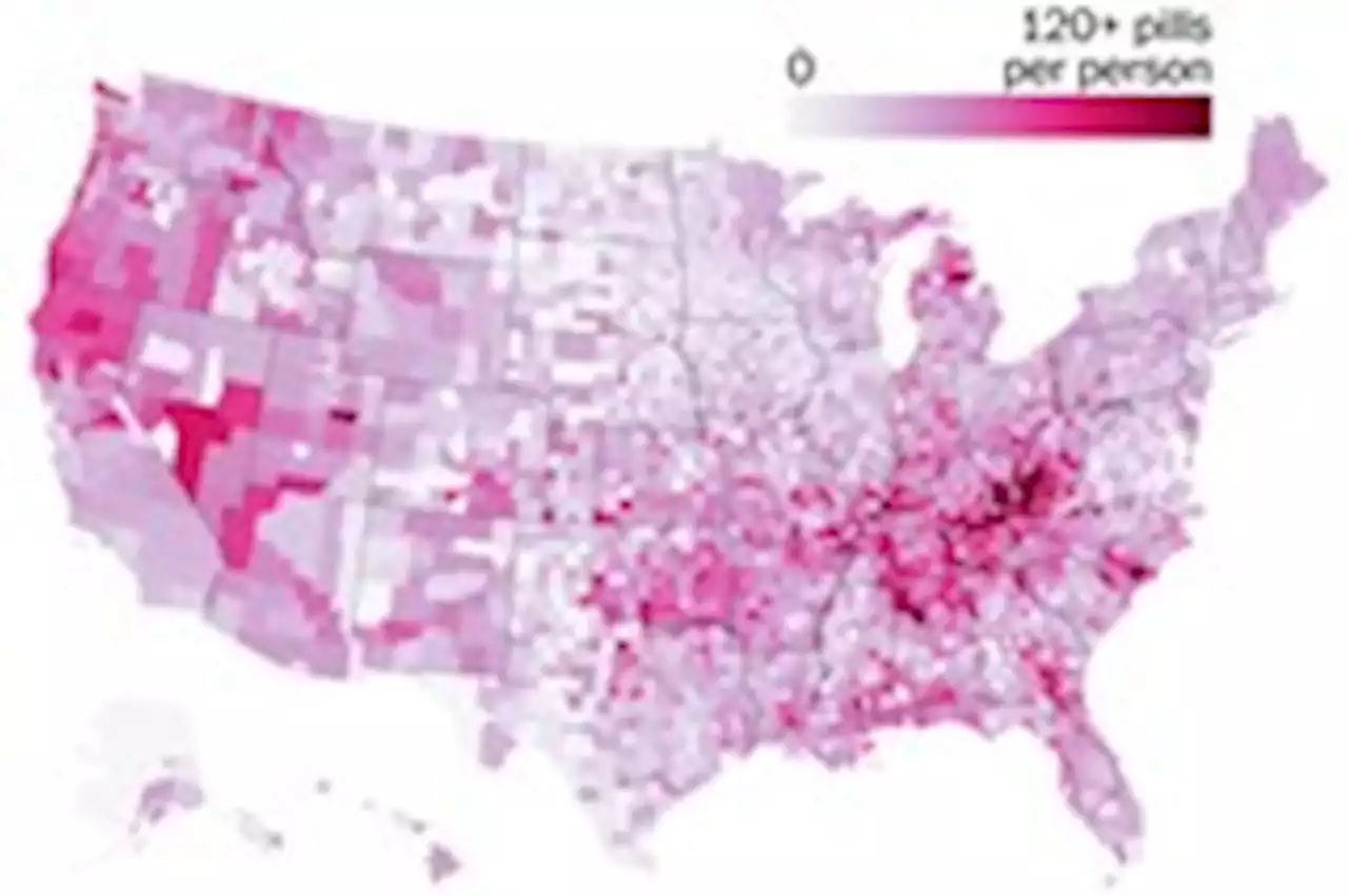 How deeply did prescription opioid pills flood your county? See here.