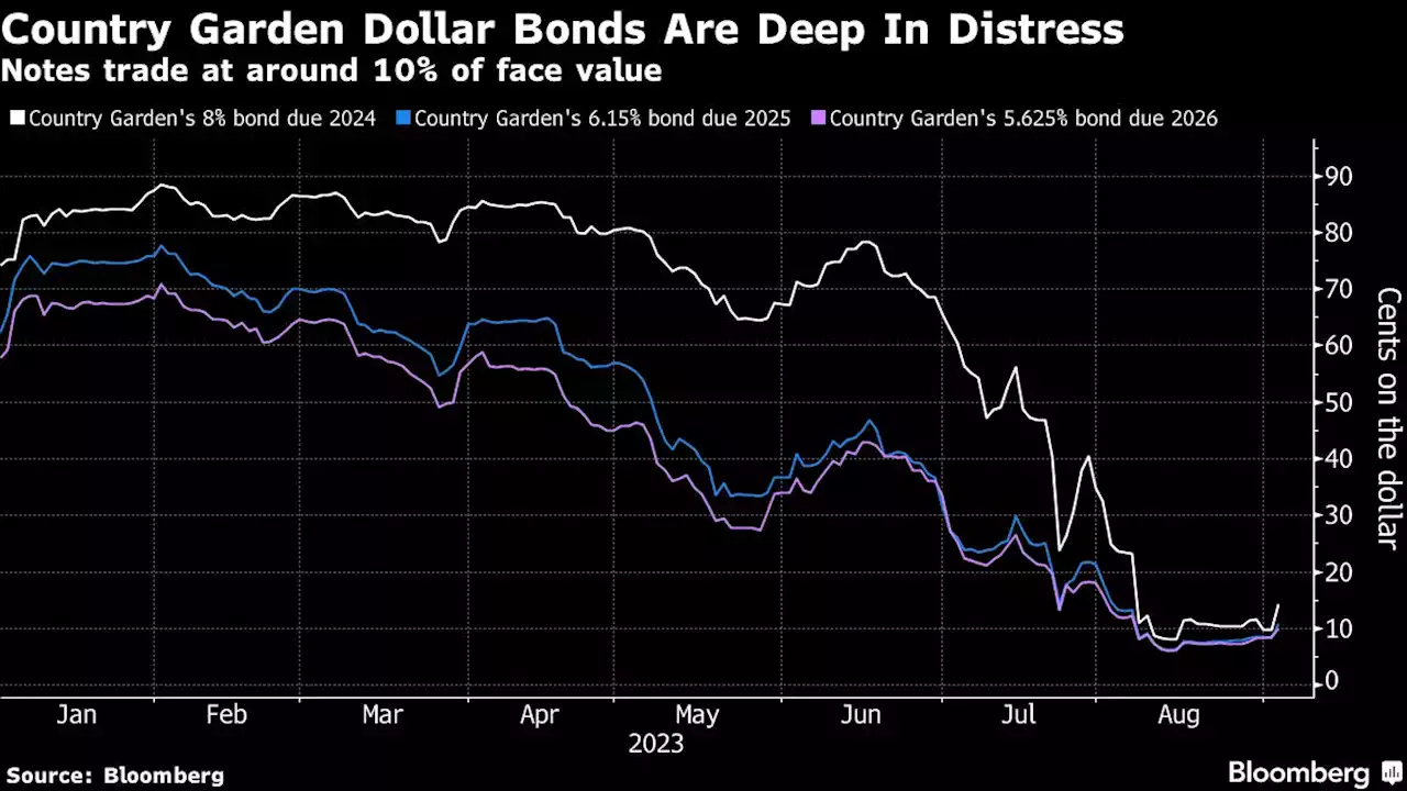 Country Garden Gets Approval to Extend Six Bonds, Reuters Says