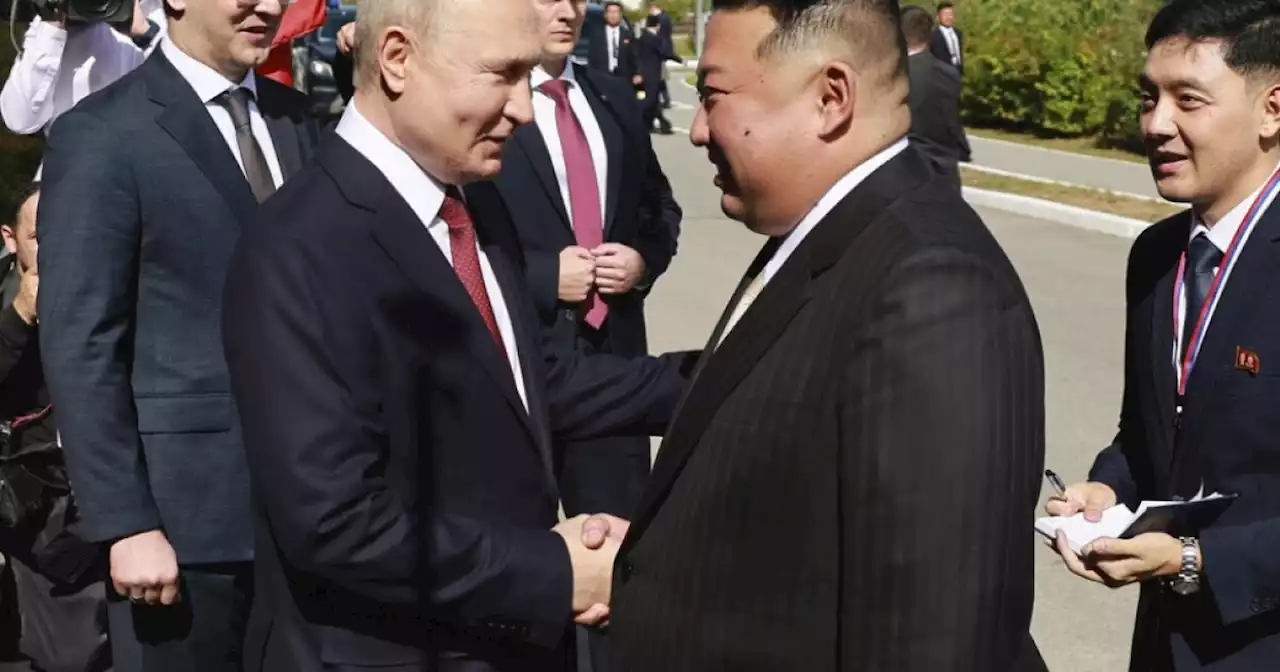 Kim Jong Un vows support for Russia's 'just fight' during Putin talks