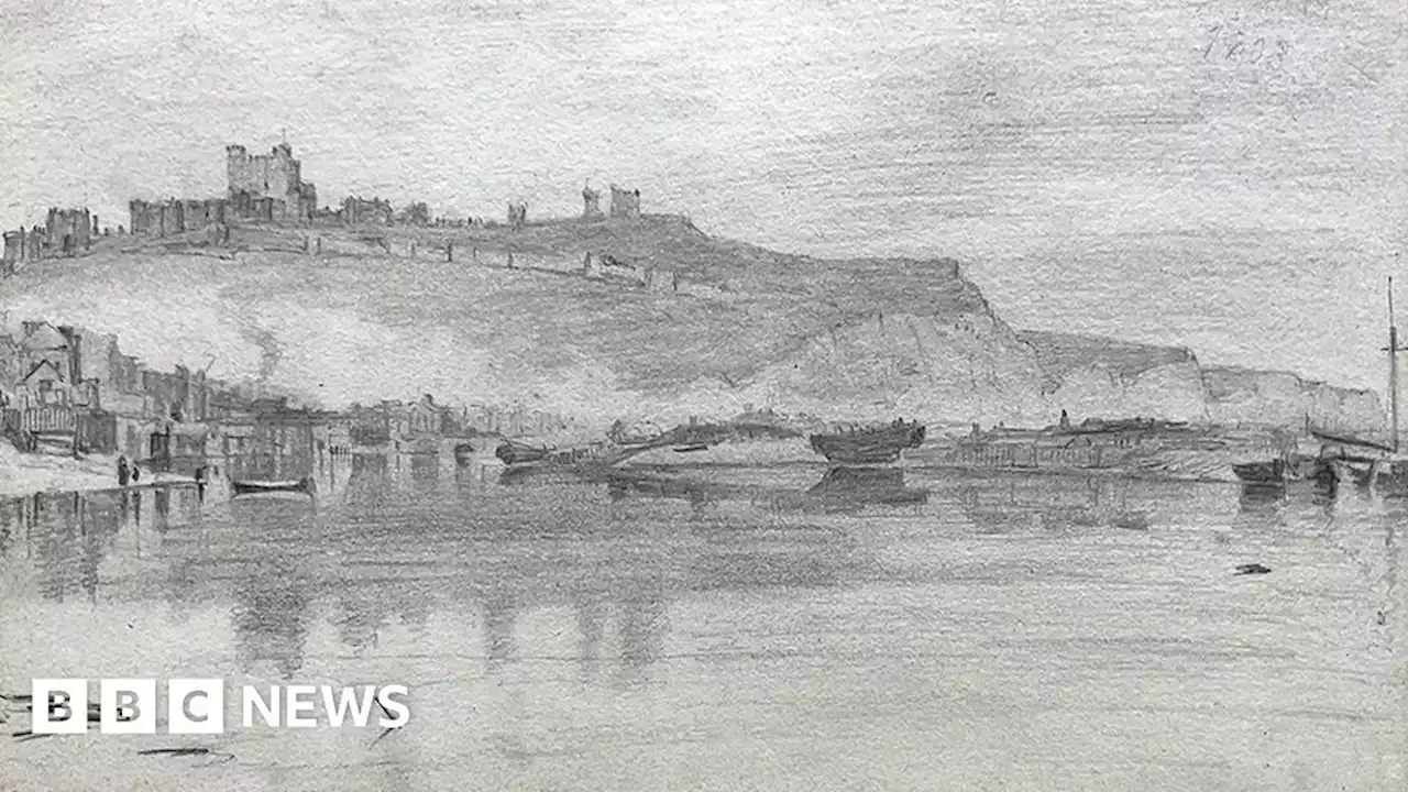 Constable sketch of Dover found in suitcase during house clearance