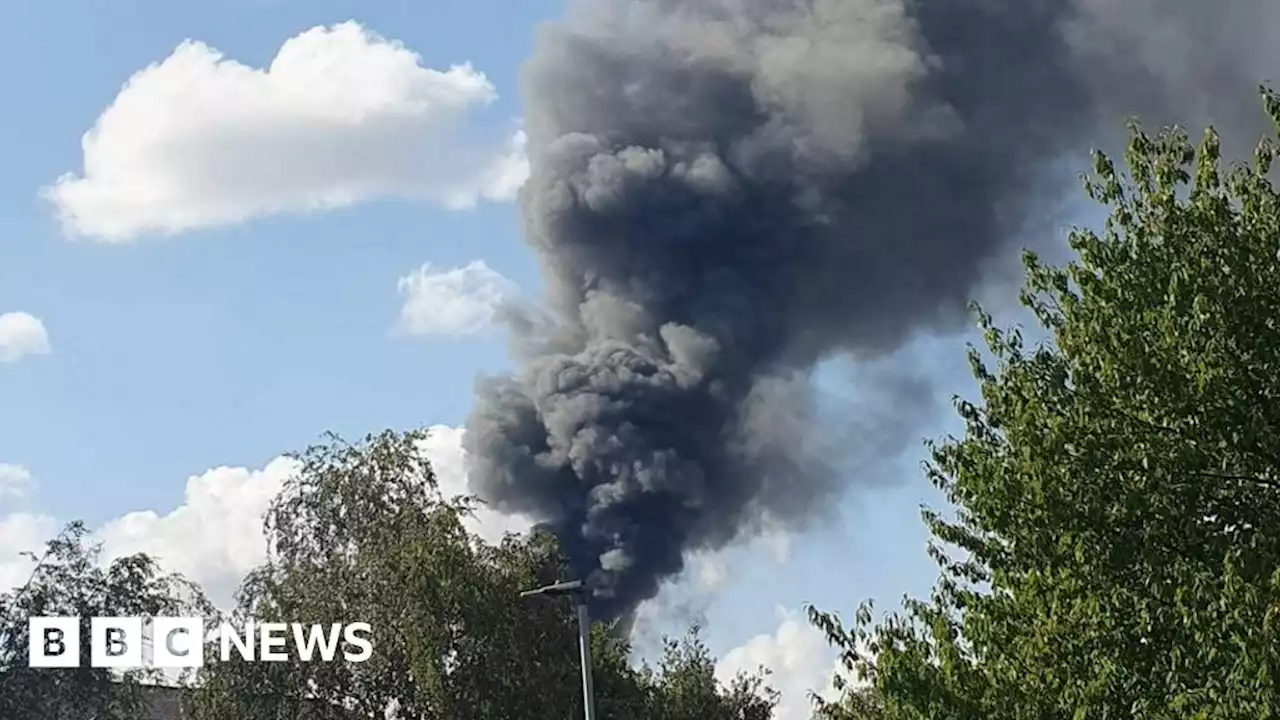 Firefighters tackle Castleford derelict building blaze