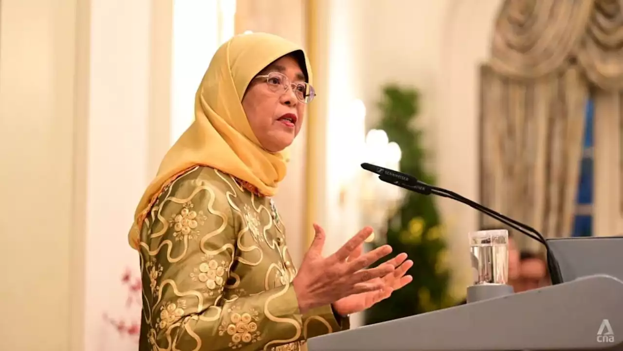 Singaporeans must stay united in era of change, says Halimah in final speech as President