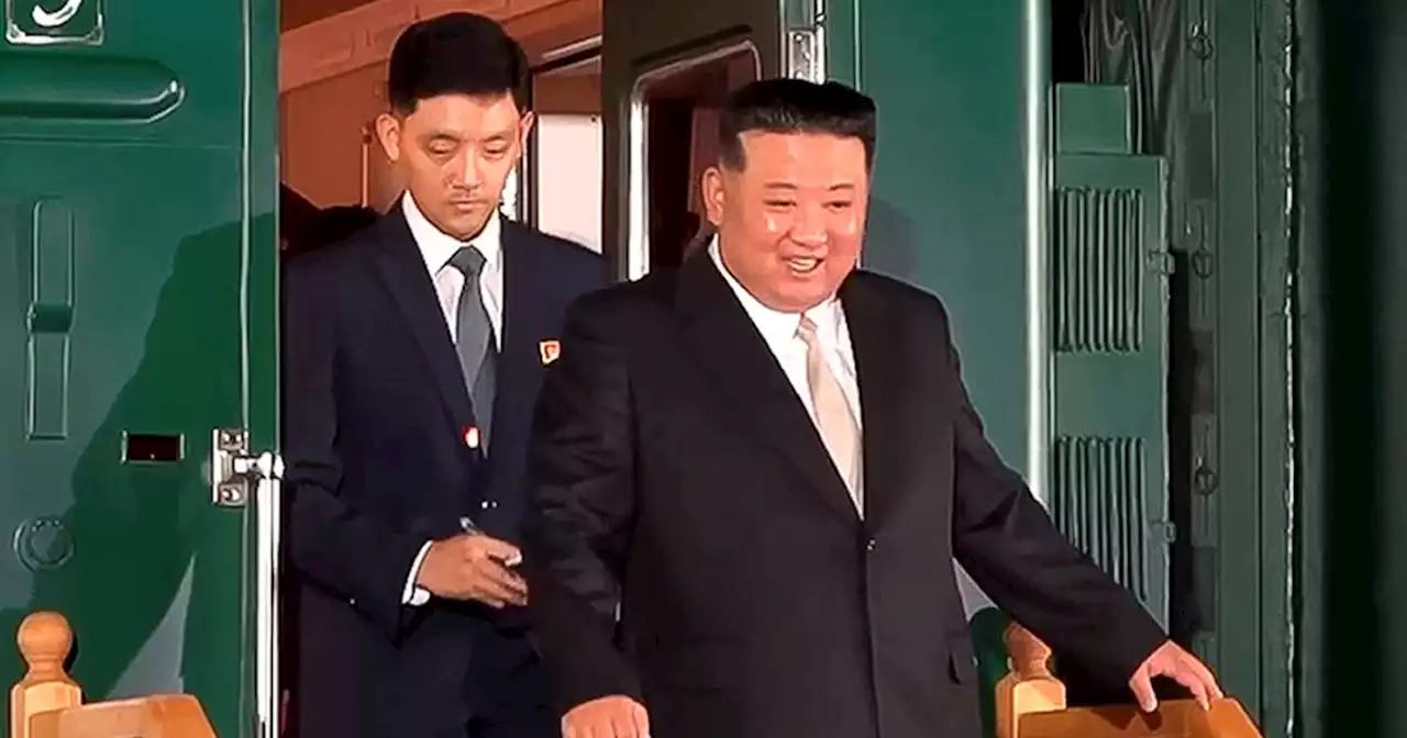 North Korean leader Kim Jong Un meets Vladimir Putin in Russia