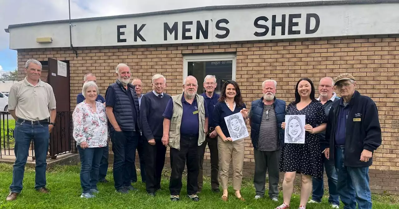 Lanarkshire MSP visits East Kilbride Men’s Shed in show of support