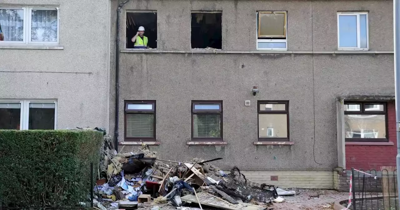 Man hospitalised after flames rip through Paisley flat