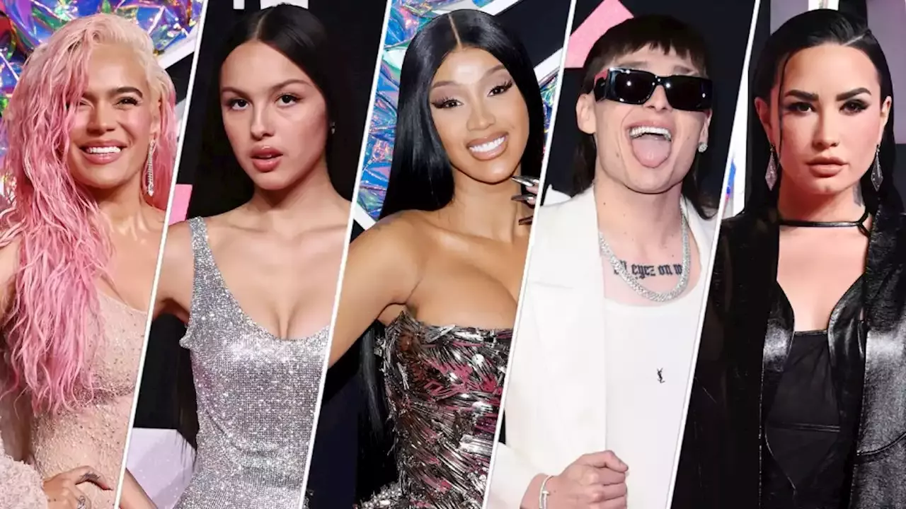 MTV VMAs Red Carpet Photos Cardi B, Karol G, Peso Pluma, Olivia