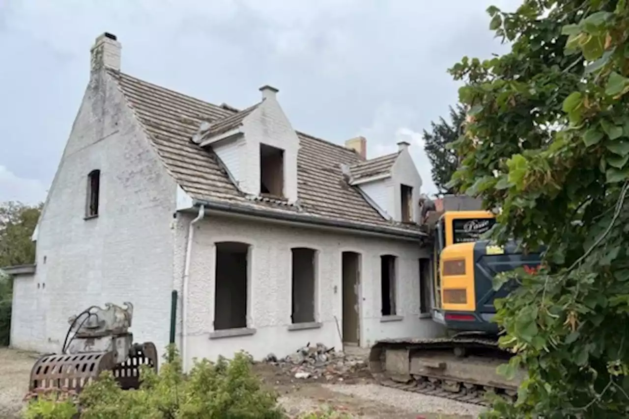 Bekende kunstvilla mocht niet worden afgebroken, maar gaat nu toch tegen de grond