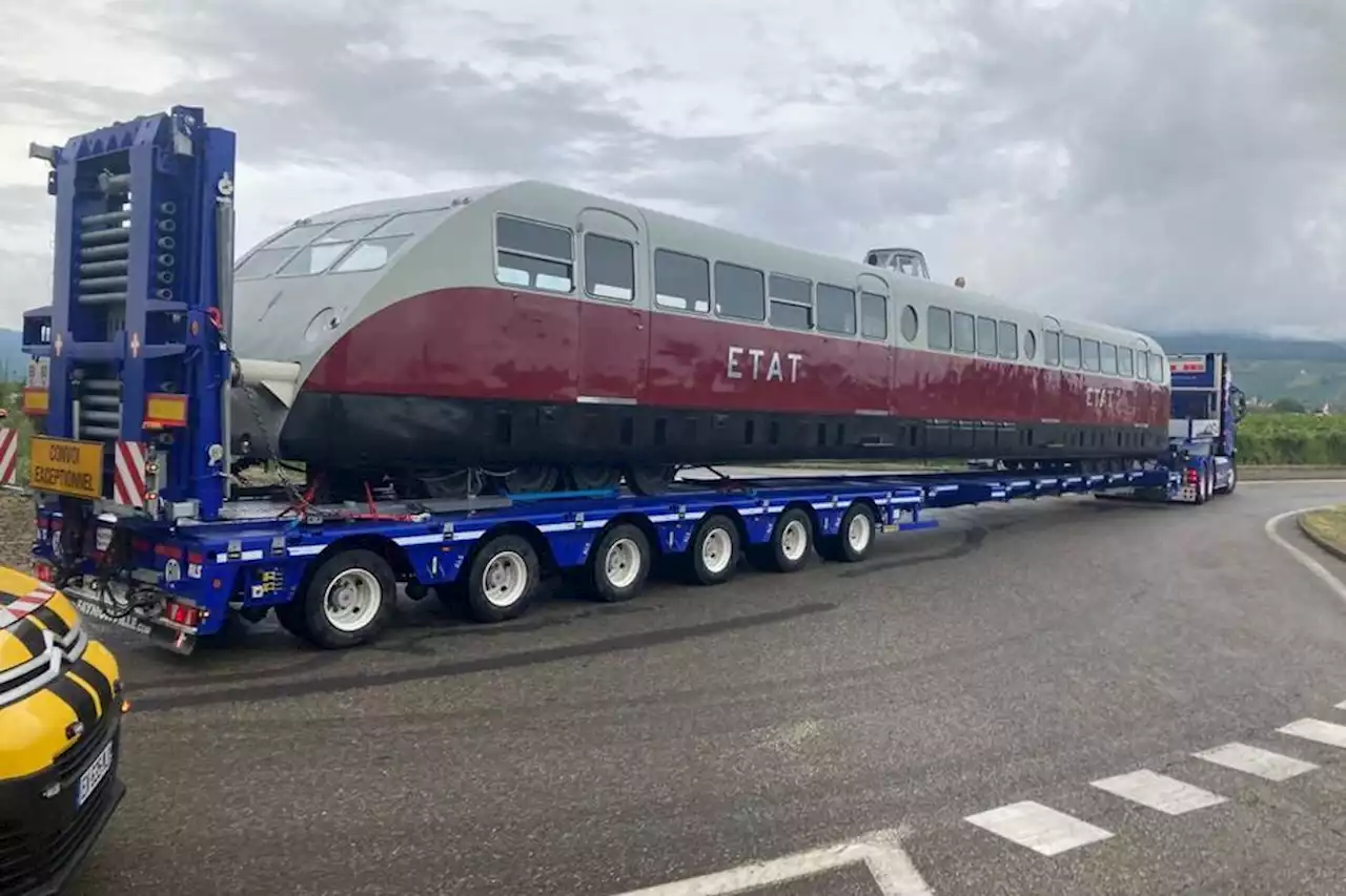 Le long voyage du dernier autorail Bugatti de retour dans sa ville d'origine