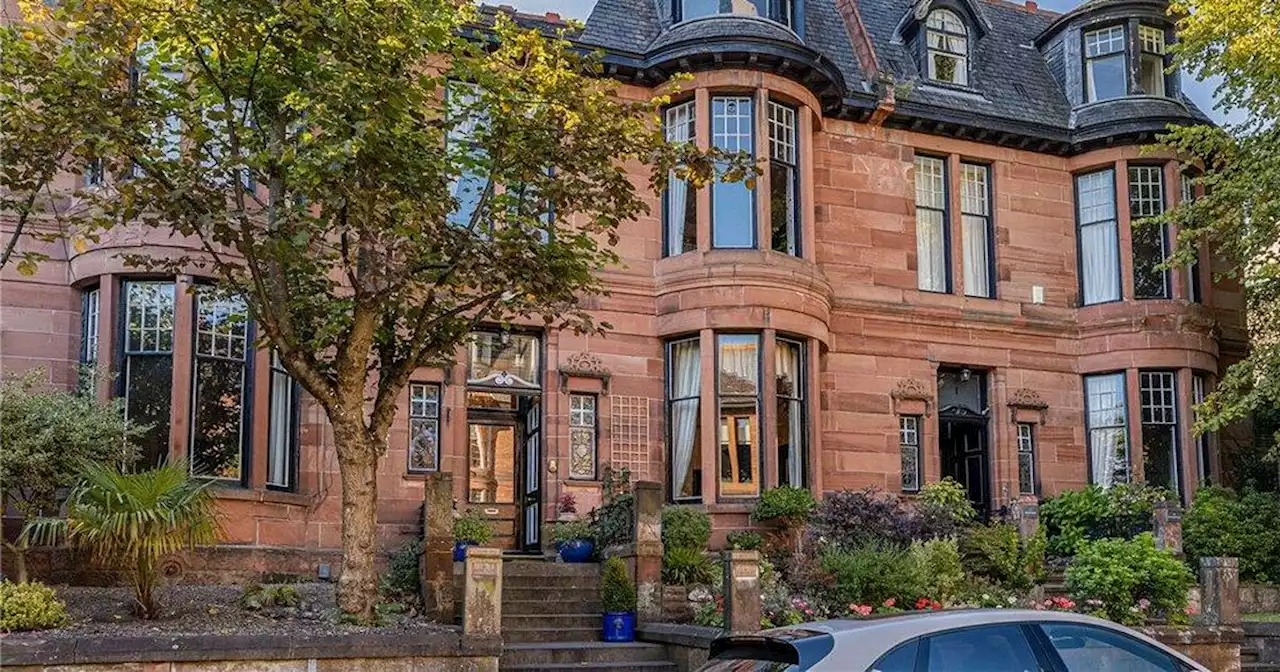 Glasgow west end property with stunning period features on the market for £1m