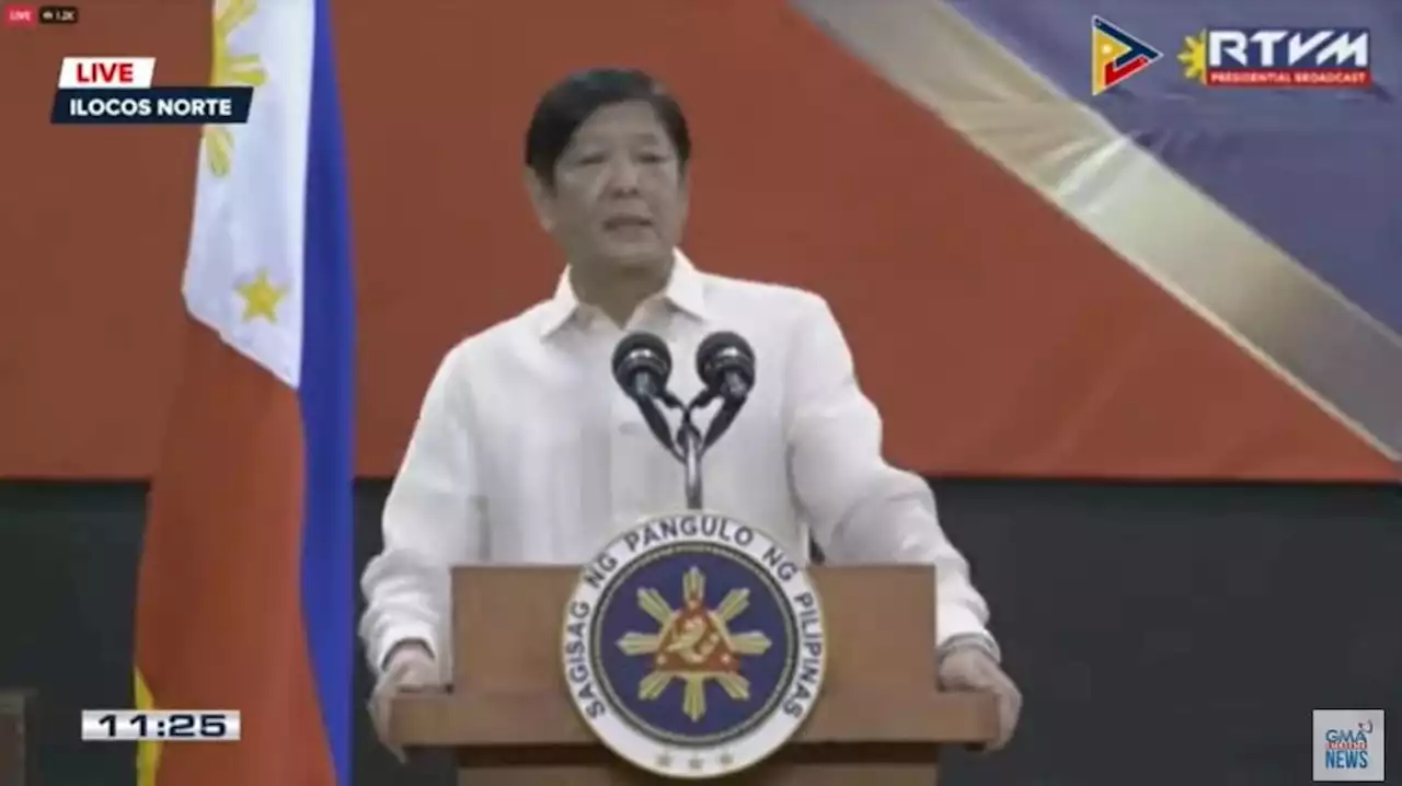 Marcos: Pandemic showed Philippines can’t rely on importation