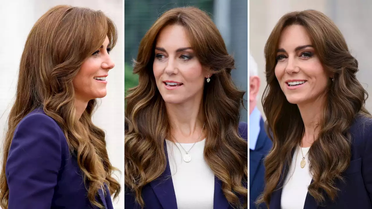 Frangia a tendina e nuovo colore: il colpo di testa di Kate Middleton