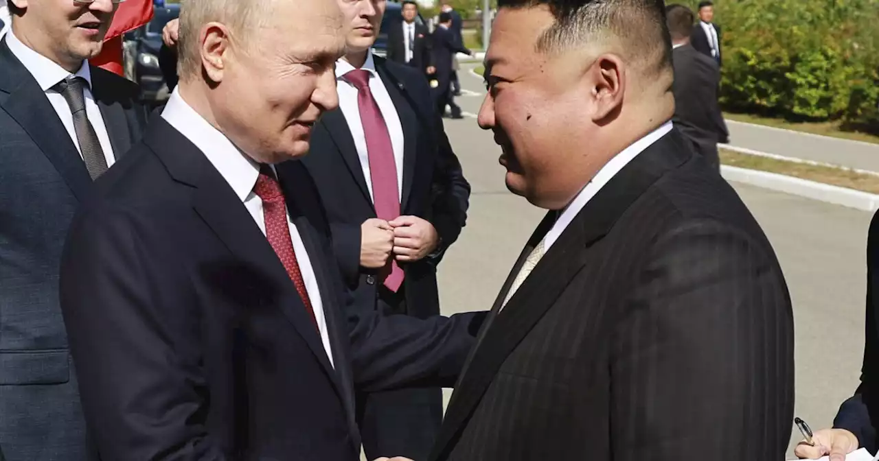 North Korea's Kim vows full support for Russia's 'sacred fight' after meeting Putin