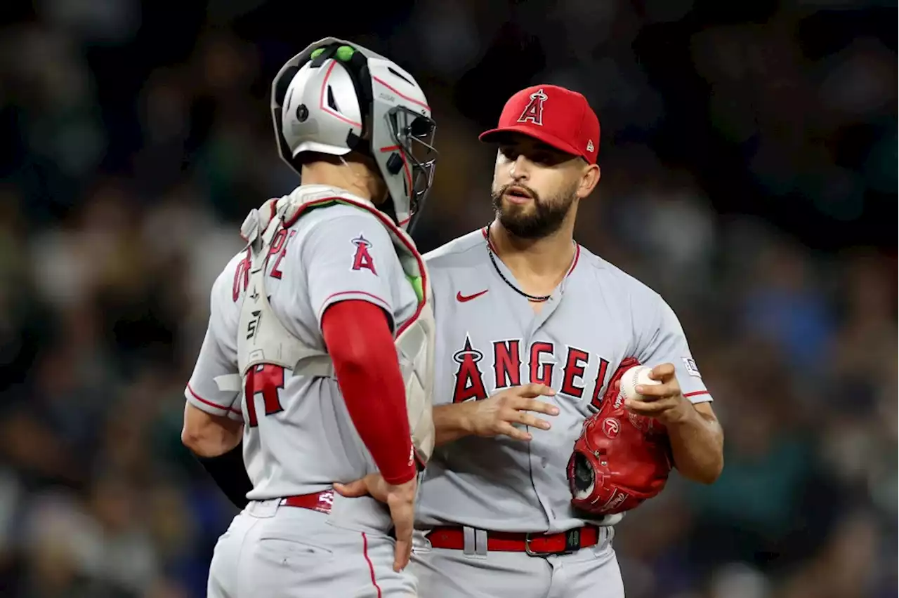 Patrick Sandoval fails to overcome defensive mistakes in Angels’ loss