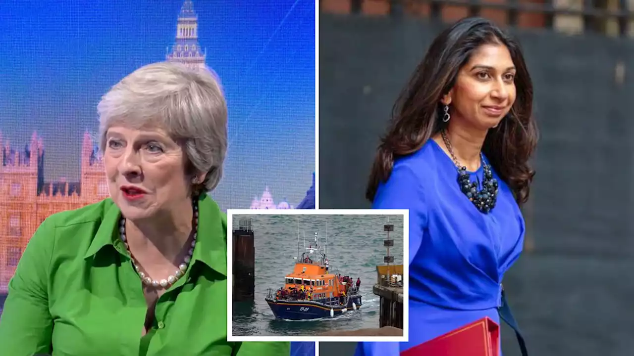 'It's not the language I would use': Theresa May slams Suella Braverman over migrant 'invasion' remarks