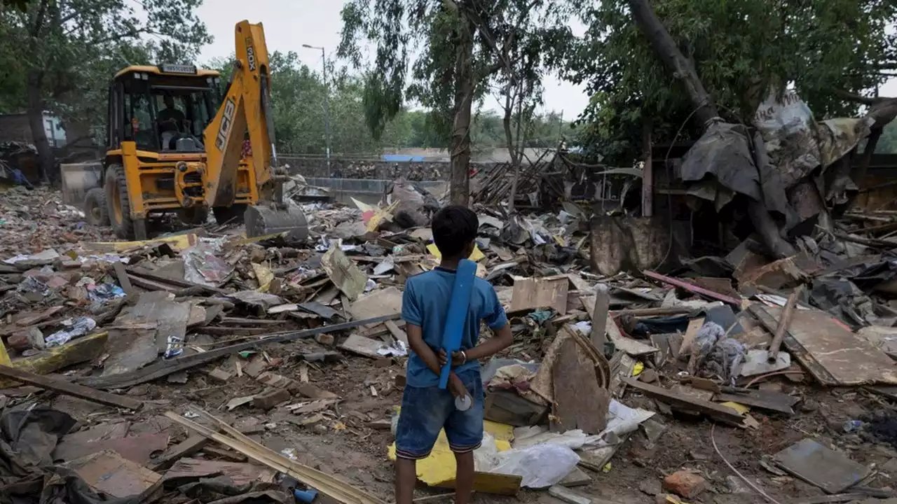 A New Delhi, avec les familles mises à la rue par les bulldozers du G20