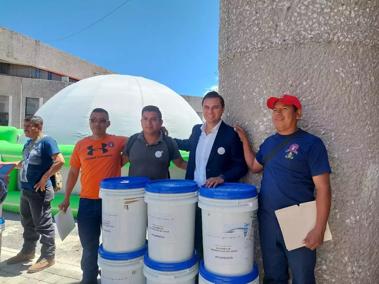 Municipios de Hidalgo reciben apoyo para cloración del agua