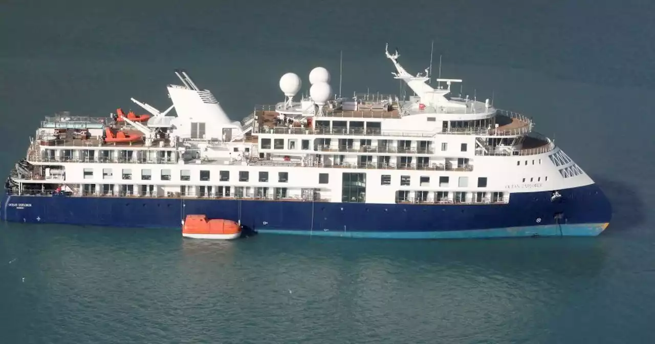 Cruise ship with 206 on board runs aground in Greenland