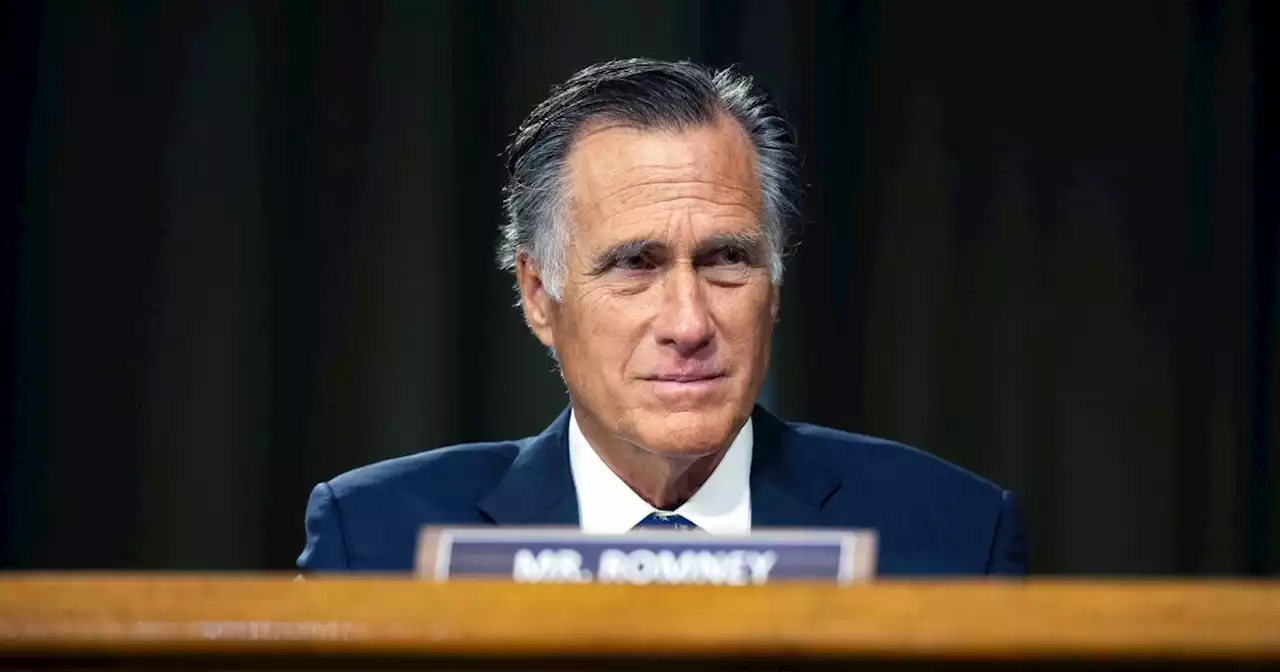 Sen. Mitt Romney says he will not run for re-election in 2024