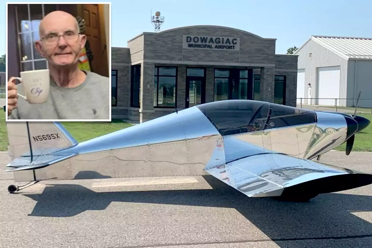 Pilot, 82, vanishes in home-built plane after taking off from Michigan airport