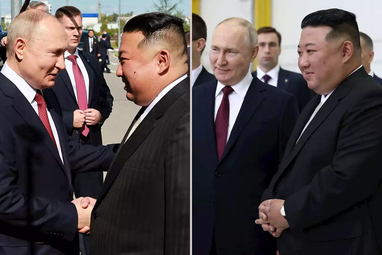 Putin welcomes Kim Jong Un at cosmodrome for meeting that shows how leaders are coming together