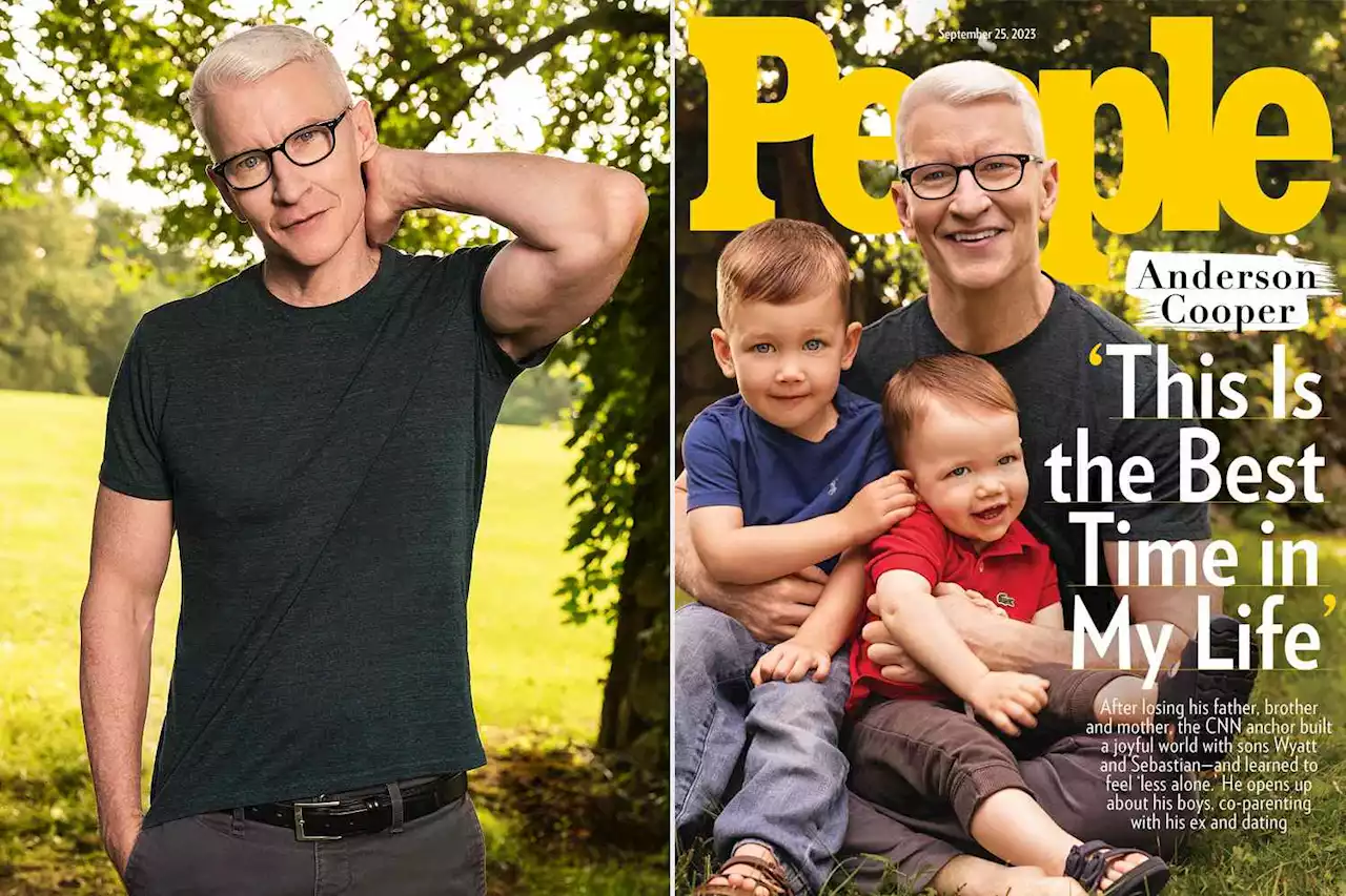 Anderson Cooper on Confronting Past Loss and Finding 'Bliss' with Sons Wyatt and Sebastian (Exclusive)